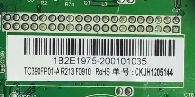 MAIN PARA TV WESTINGHOUSE / NUMERO DE PARTE 1B2E1975 / T.RSC8.A1B 12092 / TC390FP01-A / R213F0910 / CKJH1205144  / PANEL TC390FP01-A / DISPLAY V390HJ1-P01 REV.C1 / MODELO EW39T4LZ	 - Imagen 2